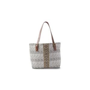 prAna Slouch Tote Stone Sumatra New Medium Boho Purse Organic Cotton Travel